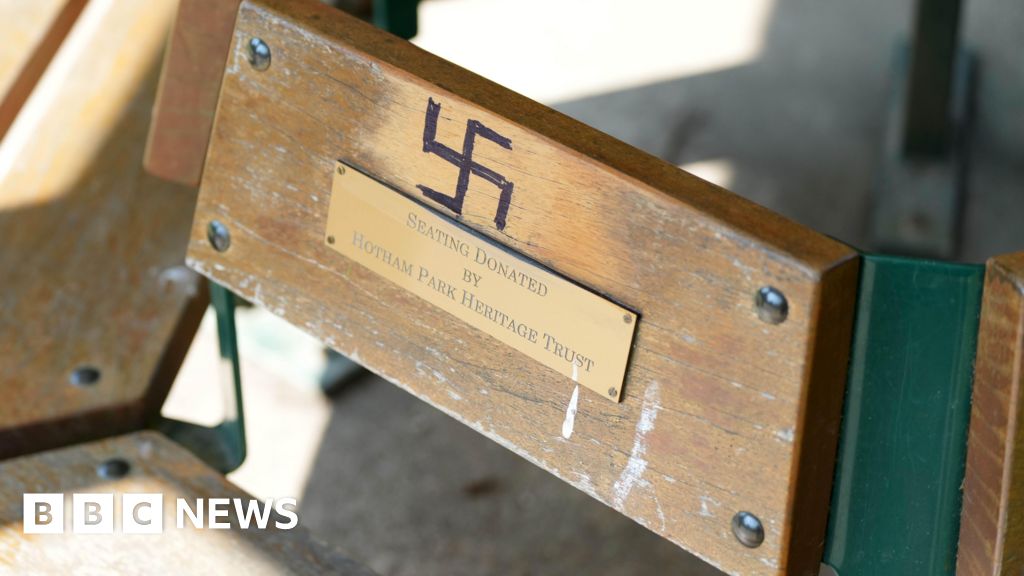 Police investigate swastikas on Bognor Regis park benches
