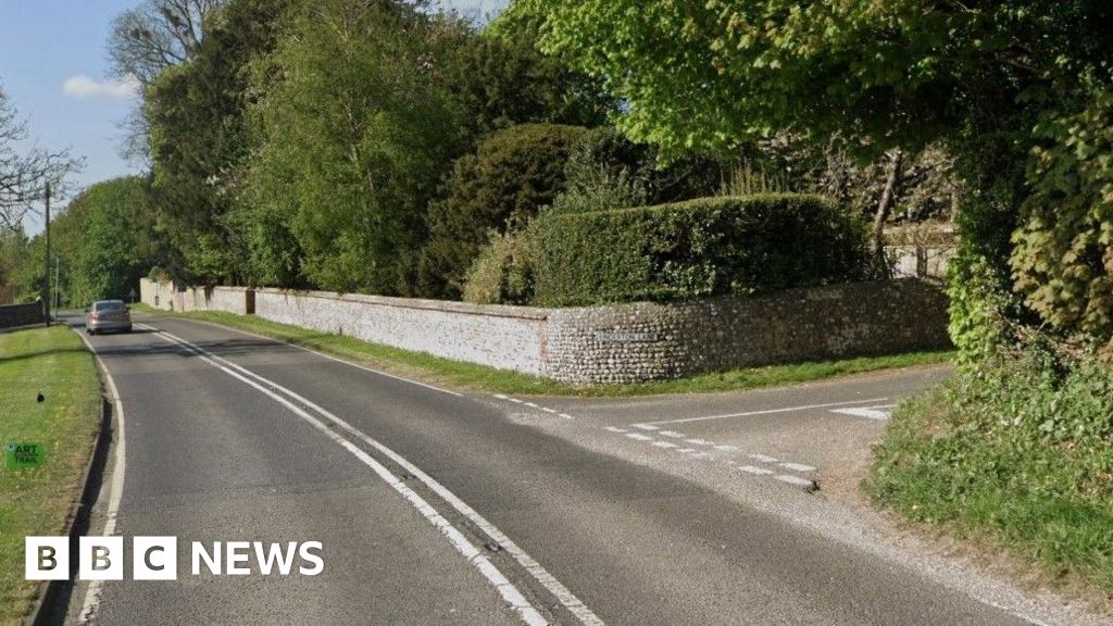 Teenager dies as car hits garden wall near West Dean